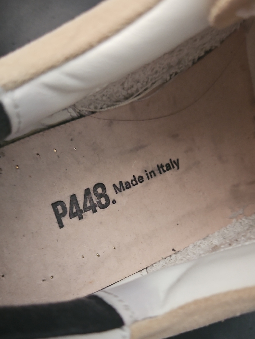 P448 X Scuderia AlphaTauri Low Top Jack  Lace-up Eu-37 7US Beige Suede Sneaker - Picture 5 of 11